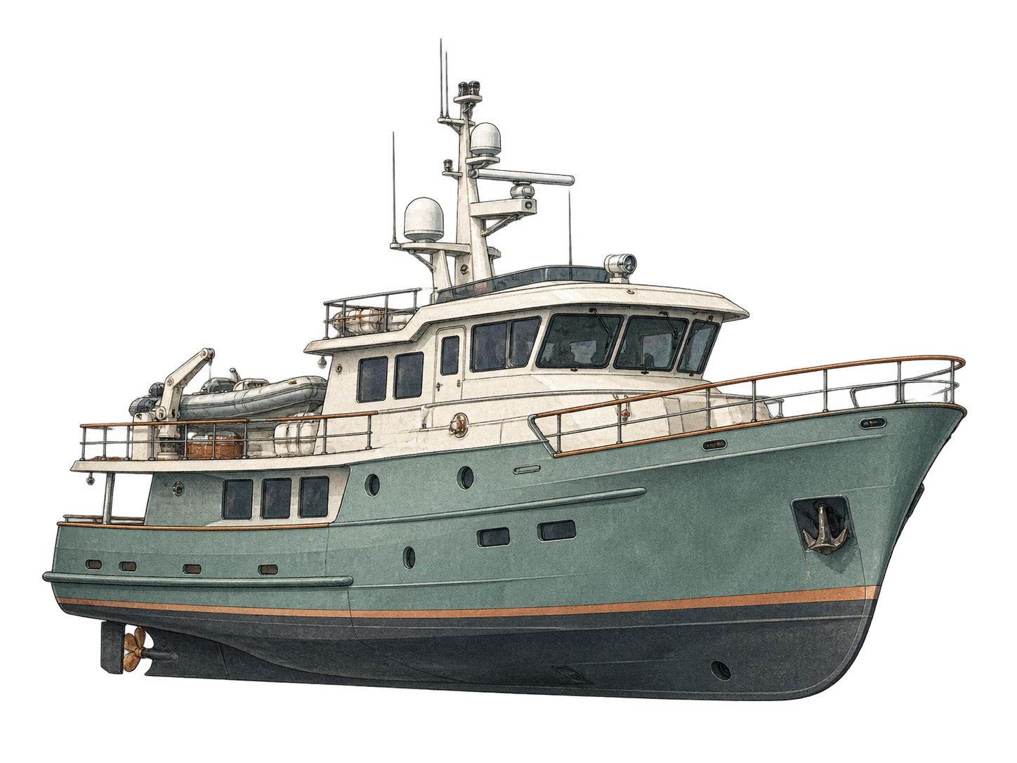 Camper & Nicholsons Classic 68 classic yachts illustration
